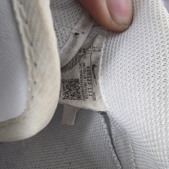 Nike Air Force 1 Low White 315122-111 Men\'s 14 Shoes Vintage Triple White main image 8